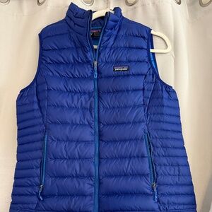 Patagonia Women’s L Nano Puff Vest - Blue, Lightweight & Packable